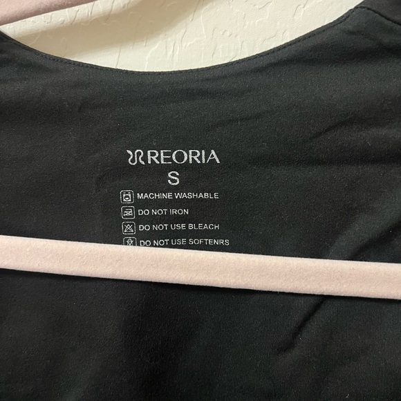 ReoRia Black Square Neck Bodysuit - Picture 4 of 5